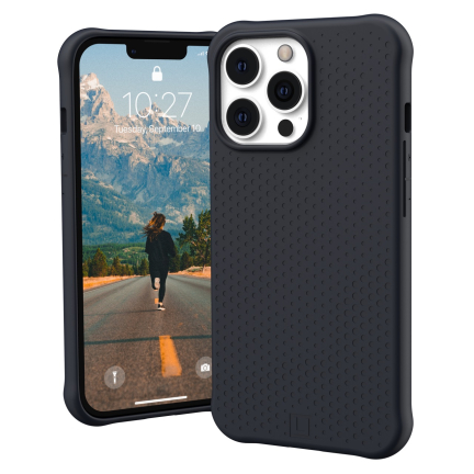 Чехол iPhone 13 Pro Max UAG (U) DOT Black Black (Черный)