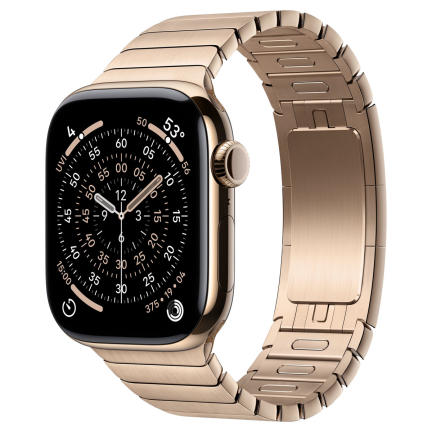Apple Watch 11 46mm Gold Titanium Case / Gold Link Bracelet