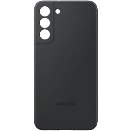 Чехол Galaxy S22 Silicone Cover Black (Оригинал) Black (Черный)