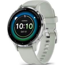 Garmin Venu 3S 41mm Silver Stainless Sage Grey (010-02785-01)
