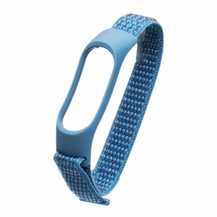 Ремешок для Mi Band 4 Nylon Loop Blue/Grey