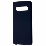 Чехол-накладка Galaxy S10 Plus Silicone Cover Midnight Blue