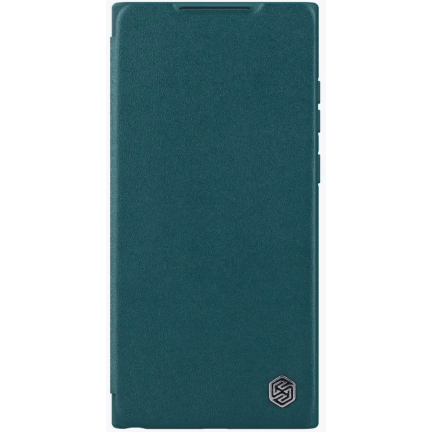 Чехол-книга Samsung S23 Ultra Nillkin QIN Pro Booktype Green Green (Зелёный)