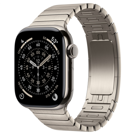 Apple Watch 11 46mm Natural Titanium Case / Natural Link Bracelet