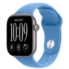 Купить Apple Watch 12 42mm Space Gray Aluminum Case / Wildflower Blue Sport Band Apple Watch 12 42mm Space Gray Aluminum Case / Wildflower Blue Sport Band
