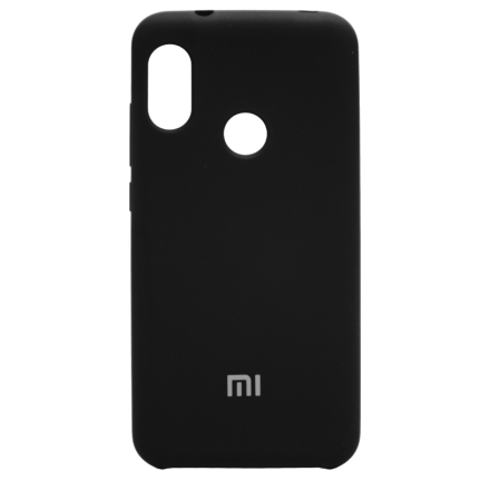 Чехол Xiaomi Mi Play Silicone Cover Black Black (Черный)