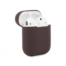 Чехол AirPods 1/2 Silicone Case Cocoa