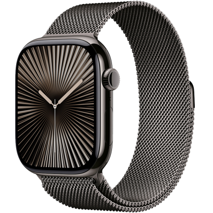 Apple Watch 10 46mm Steel Milanese Loop/ Titanium Case