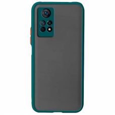 Чехол Poco M4 Pro 4G Silicone Plastic Mate Dark Green